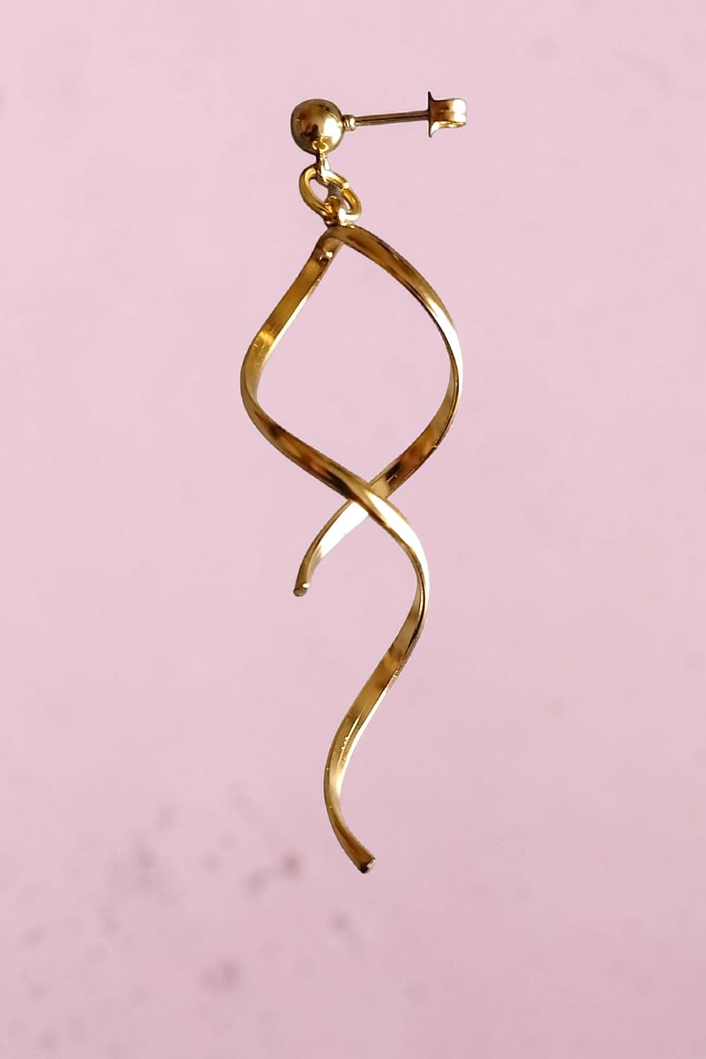 Golden Spiral Statement Dangles