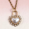 Handmade Heart Padlock Necklace