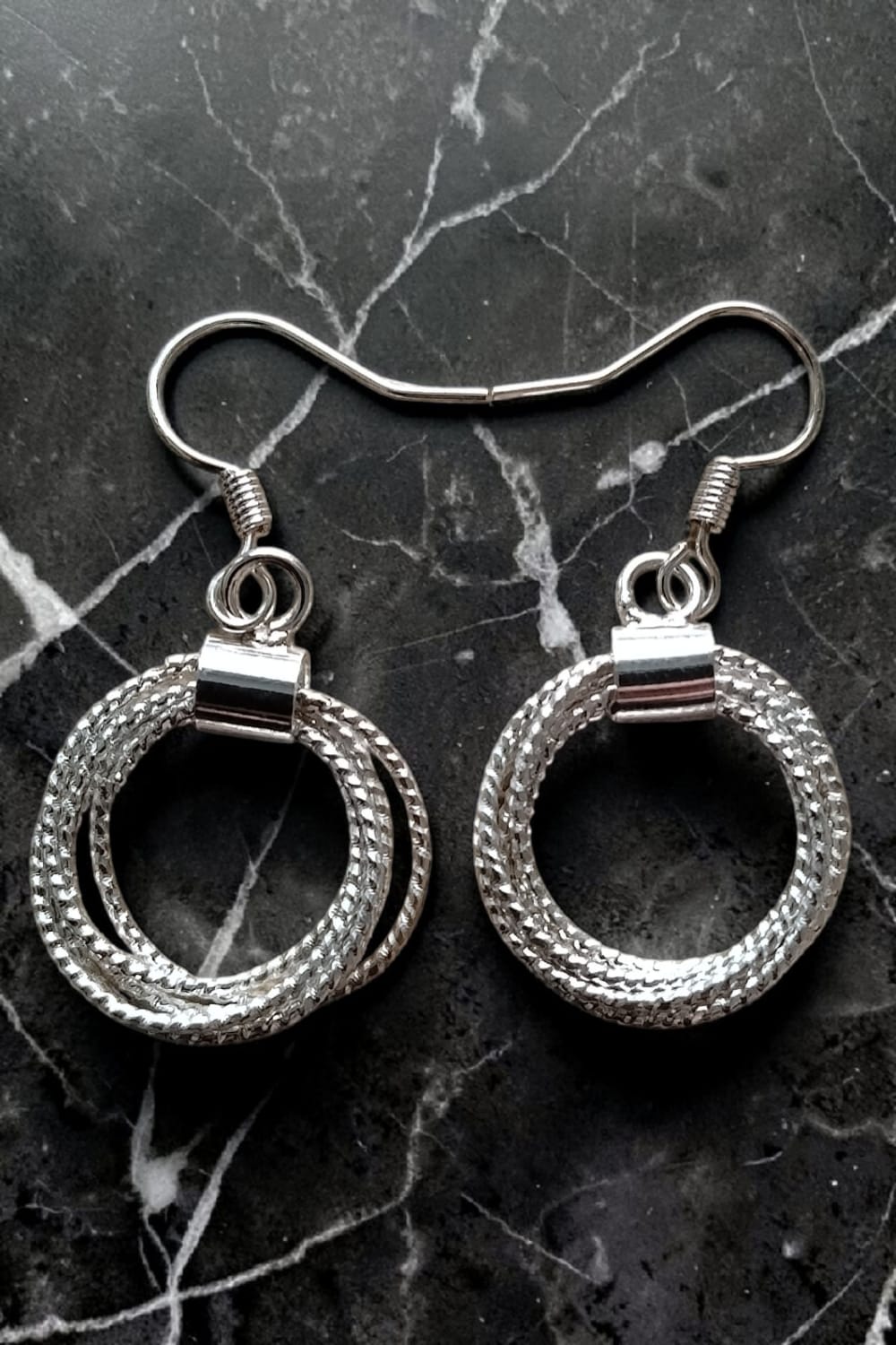 The Myrsky (Storm) Collection – Silver Plated Earrings✨