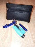 The Azure Guardian Duo – Leather Wallet & 4-in-1 Safety Set